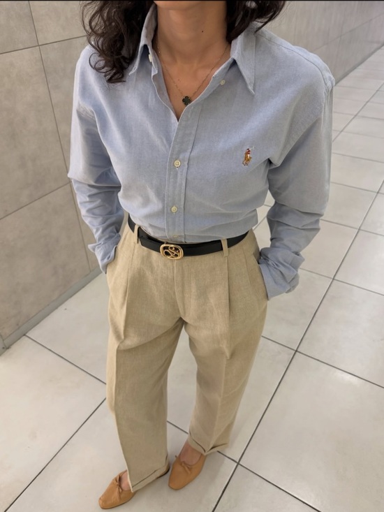 Polo Ralph Lauren Tops - Polo Ralph Lauren Gray Button Up Shirt  Size Small